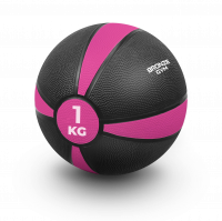 Медбол резиновый BRONZE GYM,1 кг.