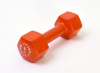 Гантель в виниловой оболочке 4 кг (Цвет - оранжевый) Original FitTools