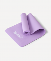 Коврик для йоги и фитнеса STARFIT FM-301, NBR, 183x61x1,0 см, фиолетовый пастель