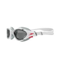 Очки для плав. SPEEDO Biofuse 2.0, 8-00233214500, ДЫМЧАТЫЕ линзы, белая оправа