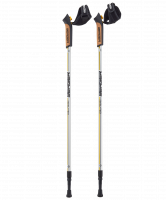 Скандинавские палки Blade, 77-135 см, 2-секционные, серебристый/желтый/черный