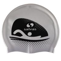 Шапочка для плав. SALVAS Cap, FA065/S, силикон, серебристый