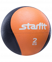 Медбол STARFIT GB-702, 2 кг, оранжевый