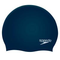 Шапочка для плав. SPEEDO Plain Flat Silicone Cap, 8-709910011, ТЕМНО-СИНИЙ, силикон