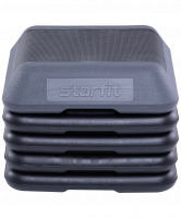 Степ-платформа быстросборная SP-401 40х40х30 см, квадратная, обрезиненная, 5-ти уровневая