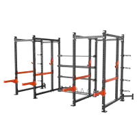 Impulse 12MS две силовые рамы MS02 с опцией-стойкой для хранения дисков MS00 соединенные между собой модулями для хранения
