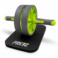 Ролик для пресса с двойным колесом домашний PRCTZ DUAL WHEEL AB ROLLER