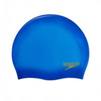 Шапочка для плав. дет. SPEEDO Plain Moulded Silicone Cap Jr, 8-7099015965, СИНИЙ, силикон