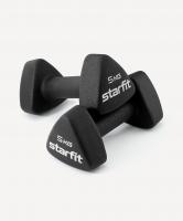 УЦЕНКА Гантель неопреновая STARFIT DB-205 5 кг, черный, пара