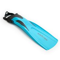 Ласты для плав. Salvas Hazard Plus Fin, BA160MLQQSTS,TPR и Novaflex, р.M/L, голубой