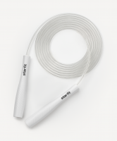 Скакалка STARFIT RP-501 ПВХ, с пластиковыми ручками, 3 м, белый