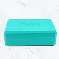 Блок для йоги MYGA Foam Yoga Block (дом.) 23 х 14,5 х 7,7 см, сливовый