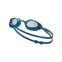 Очки для плав. NIKE Vapor, NESSA177444, ДЫМЧАТЫЕ линзы, FINA Approved, смен.перенос., синяя оправа