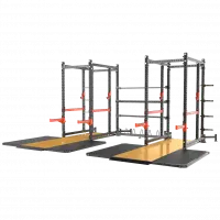 Impulse 12MS-01 две силовые рамы MS02 с опцией-стойкой для хранения дисков MS00 и помостами HSPCF35/MS32 соединенные между собой модулями для хранения