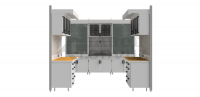 Комплект мебели для химической лаборатории KronVuz-KV-11000