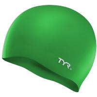 Шапочка для плав. TYR Wrinkle Free Silicone Cap, LCS-310, ЗЕЛЕНЫЙ, силикон