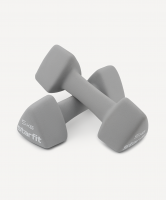 УЦЕНКА Гантель неопреновая STARFIT DB-205 5 кг, серый, пара