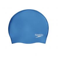 Шапочка для плав. SPEEDO Plain Molded Silicone Cap, 8-70984D437, ЯРКО-СИНИЙ, силикон