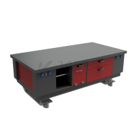 Островной передвижной статичный стол KronVuz-KV-516
