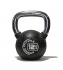 Гиря 12 кг с хромированной ручкой полиуретановая (CPU) Original FitTools