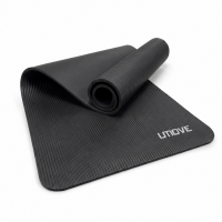Гимнастический коврик UMOVE NBR Mat 183 x 61 x 1 см, черный
