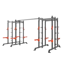 Impulse 9MS четыре силовые полурамы MS01 с опцией-стойкой для хранения дисков MS00 соединенные между собой перекладиной