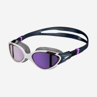 Очки для плав. SPEEDO Biofuse 2.0 Mirror Women`s, 8-00377516738, ЗЕРКАЛЬНЫЕ линзы, белая оправа