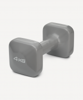 Гантель виниловая DB-106 4 кг, темно-серый