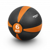 Медбол резиновый BRONZE GYM, 6 кг.