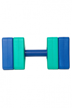 Аквагантель Dumbbells Triangle Bar Float Mad Wave, синий