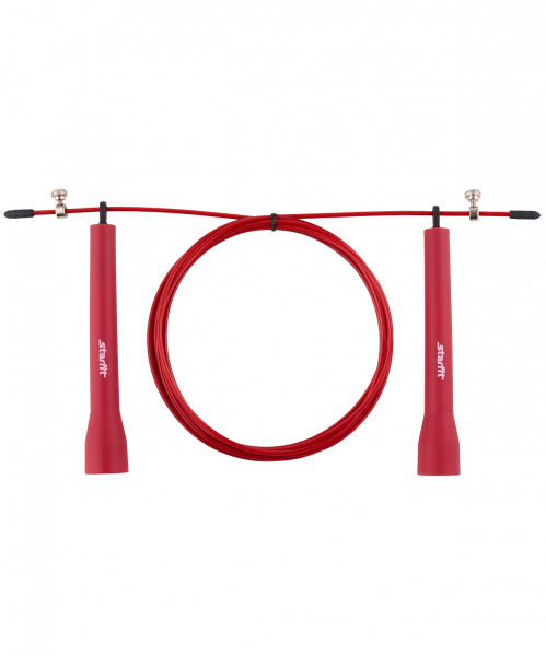 Скакалка STARFIT RP-202 ПВХ скоростная, бордовый, 3 м