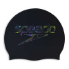 Шапочка для плав. SPEEDO Reversible Moulded, 8-0933716687, ЧЕРНО-ФИОЛЕТОВЫЙ, силикон
