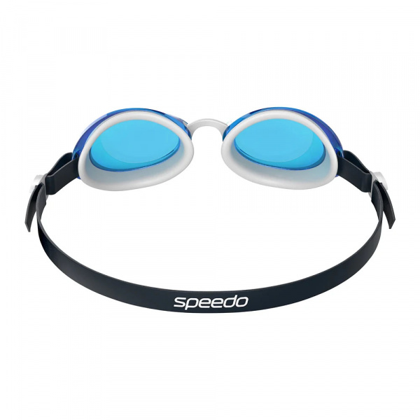 Очки для плав. SPEEDO Jet 2.0, 8-00466717951, СИНИЕ линзы, белая оправа