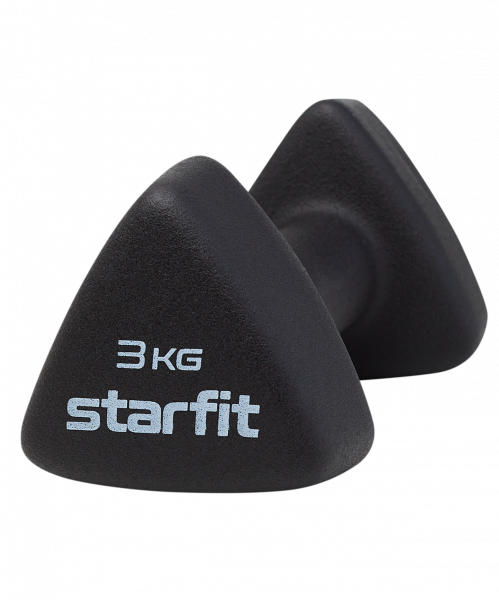 Гантель неопреновая STARFIT DB-205 3 кг, черный