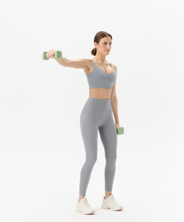 УЦЕНКА Гантель виниловая STARFIT DB-106 2,5 кг, оливковый