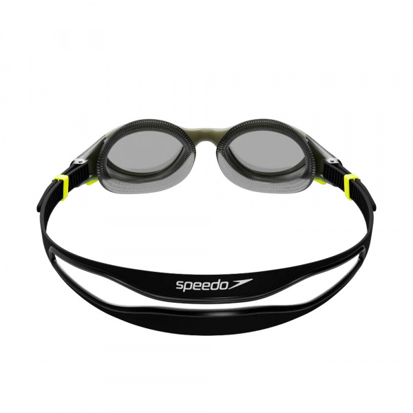 Очки для плав. SPEEDO Biofuse 2.0 Polarised, 8-00232817134, ДЫМЧАТЫЕ линзы, зеленая оправа