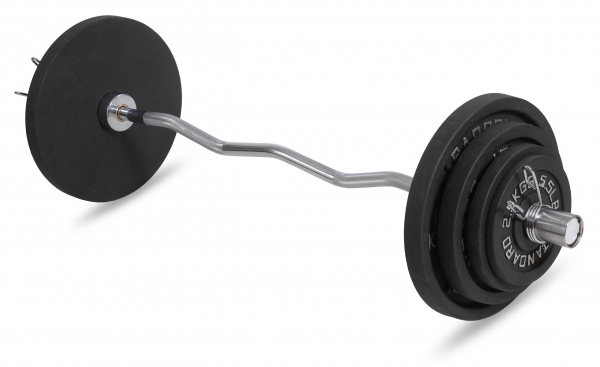 Гриф 50 мм. W-образный 1,2 м. до 180 кг. VictoryFit VF-S5012W180