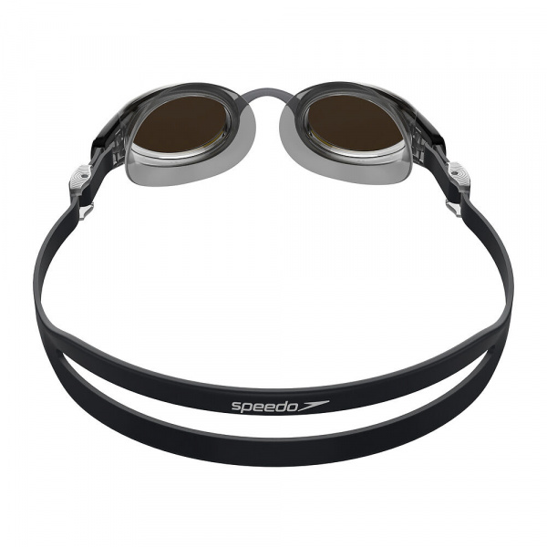 Очки для плав. SPEEDO Mariner Pro Mirror, 8-00237314554, ЗЕРКАЛЬНЫЕ линзы, серая оправа