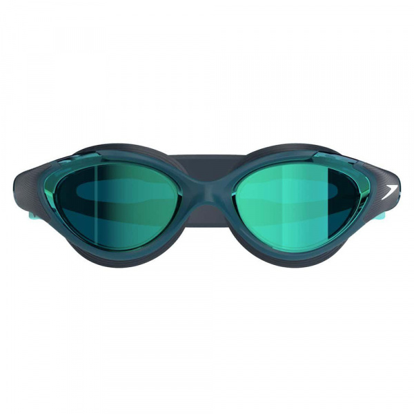 Очки для плав. SPEEDO Biofuse 2.0 Mirror Women`s, 88-00377518380, ЗЕРКАЛЬНЫЕ линзы,темно-син. оправа