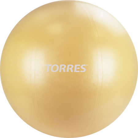 СЦ*Мяч гимн. TORRES, AL122165BG, диам. 65 см, эласт. ПВХ,с защ. от взрыва, с насосом, песочный