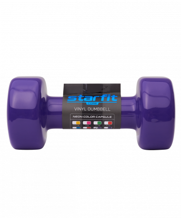 Гантель виниловая DB-101 4 кг, фиолетовый