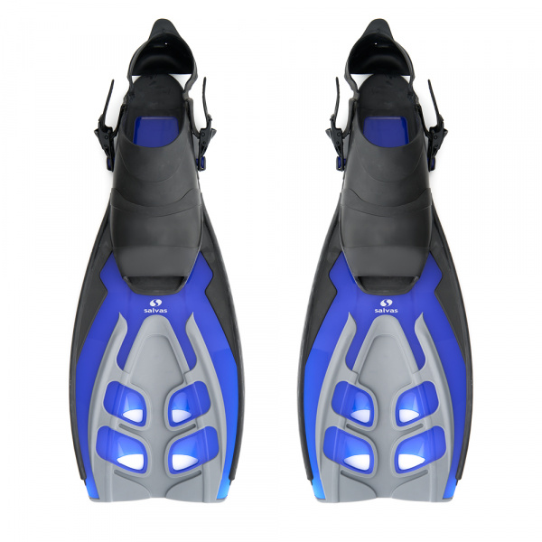 Ласты для плав. Salvas Tonic Dive, BA190LXBBSTS,TPR и Technoflex, р.L/XL, синий