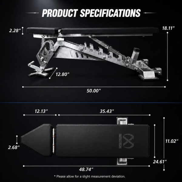 Скамья прямая Xmaster XMT-SSBH-1.0