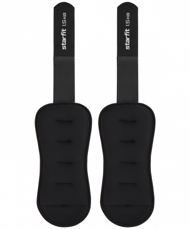 Утяжелители универсальные WT-503, 1,5 кг, черный