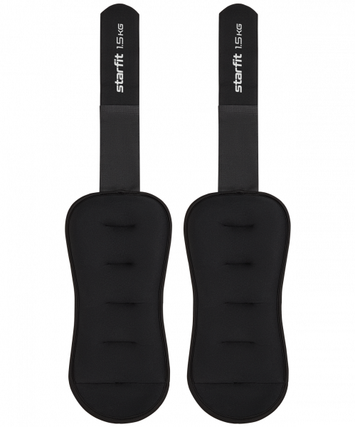 Утяжелители универсальные WT-503, 1,5 кг, черный