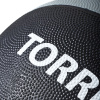 Медбол TORRES 7 кг, AL00227, резина, диаметр 23,8 см, черно-серо-белый