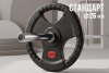 Диск 31 мм. обрезиненный с 3-мя хватами 25 кг, VictoryFit VF-S252500