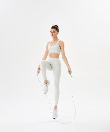 Скакалка STARFIT RP-401, c силиконовыми ручками, 3 м, мятный