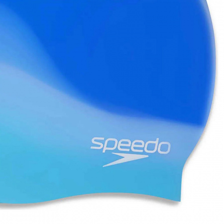 Шапочка для плав. SPEEDO Multi Color Silicone Cap, 8-0616915334, СИНЕ-ГОЛУБОЙ, силикон