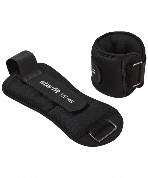 Утяжелители универсальные WT-503, 1,5 кг, черный